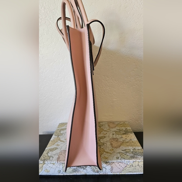 Ann Klein dusty rose shopper tote bag - Picture 3 of 9